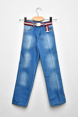 Джинси дитячі для дівчинки блакитного кольору 203456T Безкоштовна доставка