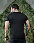 Тактична потоотводяща футболка Tactical team black ПП7530, фото 4