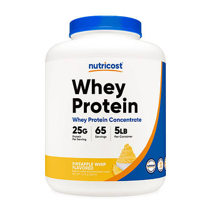Сироватковий протеїн Nutricost Whey Protein Concentrate 2268 г (різні смаки), фото 1