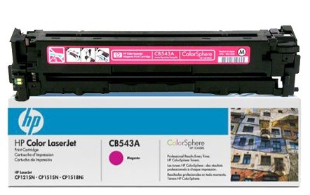 Заправка картриджа HP CLJ CP1215/ 1515/ 1518/ CM1312 Magenta (CB543A)