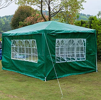 Павільйон шатер садовий для дачі (Торговий намет 3х4 м) green Павільйон 3х4, Садові павільйони для відпочинку