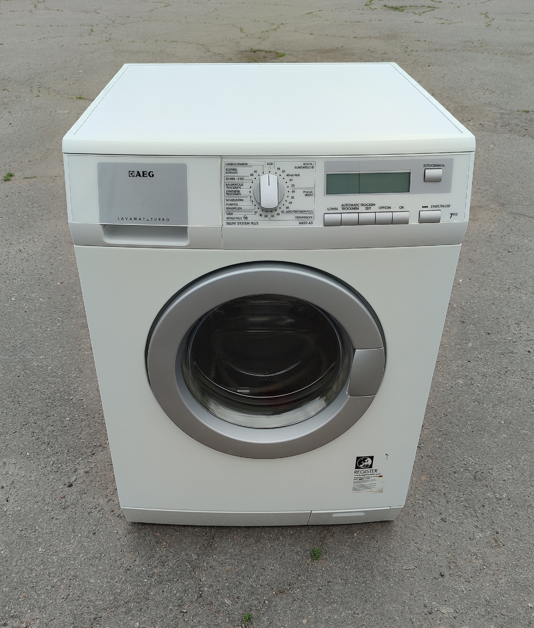 Функціональна пральна машина з сушкою AEG Lavamat Turbo 16850 A3 із Німеччини з гарантією, фото 1