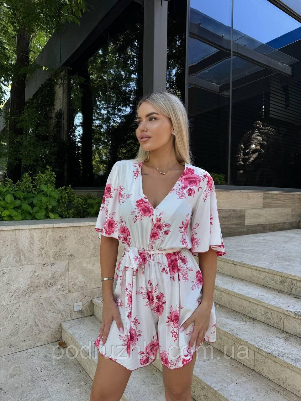 Ніжна літня сукня комбінезон Тканина: штапель Розмір: 42-44,46-48, фото 1