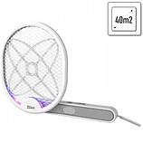 Знищувач комарів лампа ракетка відлякувач мух пастка електрична Zilan ZLN7088 настільна підвісна, фото 2