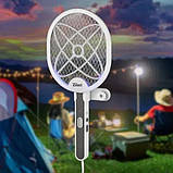 Знищувач комарів лампа ракетка відлякувач мух пастка електрична Zilan ZLN7088 настільна підвісна, фото 7