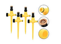 Вращающийся садовый разбрызгиватель 360 Lawn Water Sprinkler / ART-5058 YU227