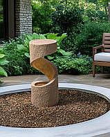 Садовий фонтан зі світлодіодами бежевого кольору WINX