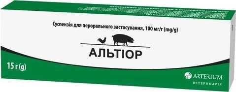 Альтіор 100 мг/г антигельмінтна суспензія, туба 15 г