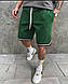 Чоловічі шорти зелені з лампасами на літо, фото 3