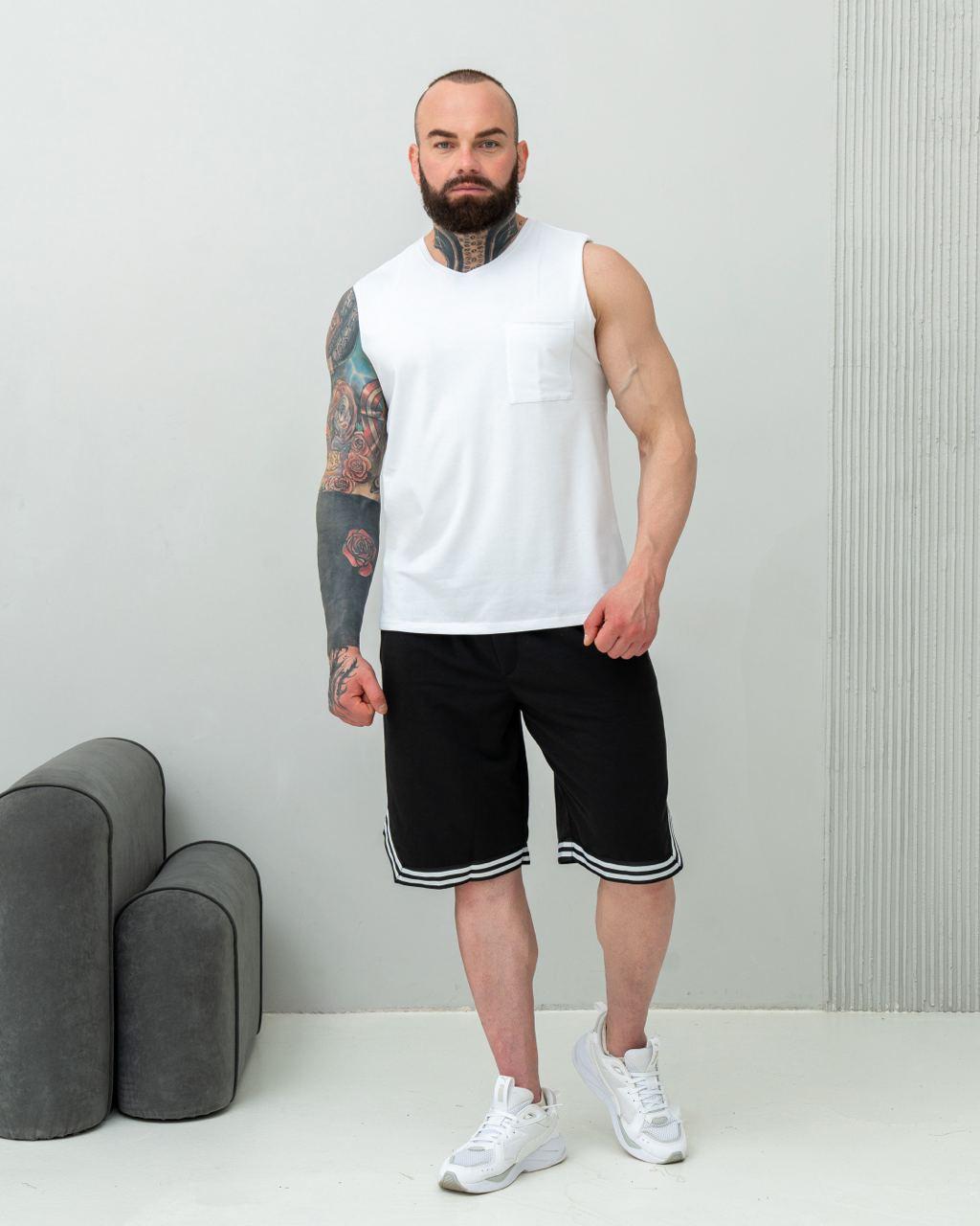 Чоловічий баскетбольний комплект майка і шорти, фото 1
