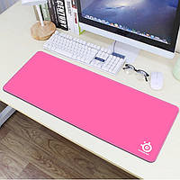 Великий килимок для мишки та клавіатури Pink SteelSeries 900*400*3 мм