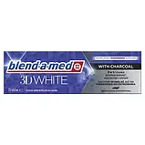 ЗЗубна паста Blend-a-med 3D White Деревне вугілля, 75 мл, фото 2