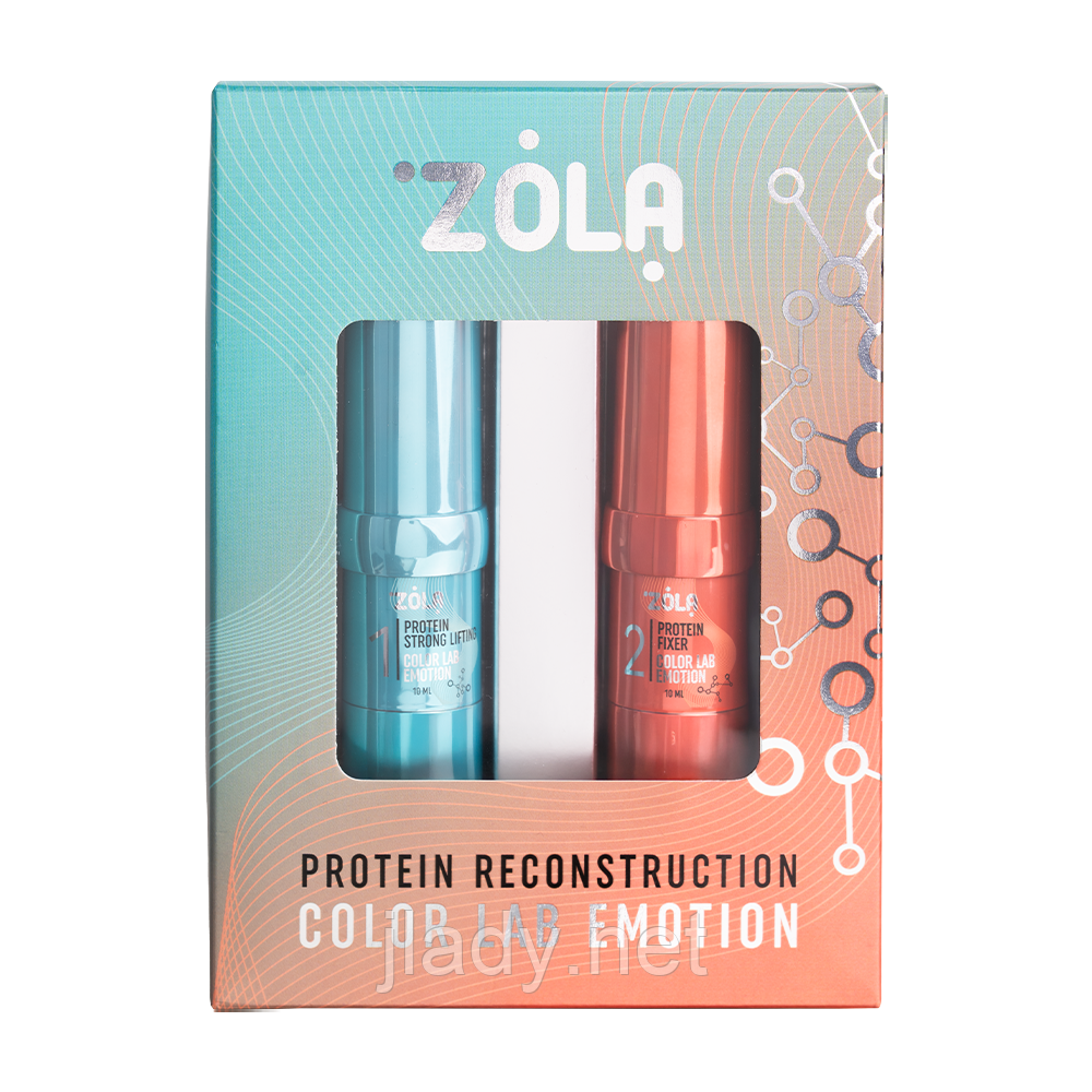 Zola EMOTION COLOR LAB набір для ламінування BROW&Lash PROTEIN RECONSTRUCTION SYSTEM