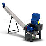 Машина для попереднього подрібнення м'яса і кісток ППМ-7 зі шнеком з нержавійочої сталі, фото 5