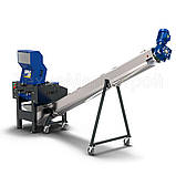 Машина для попереднього подрібнення м'яса і кісток ППМ-7 зі шнеком з нержавійочої сталі, фото 3