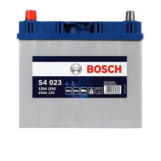 Автомобільний акумулятор BOSCH (S40 230) (B24) Asia 45Ah 330A L+, фото 1
