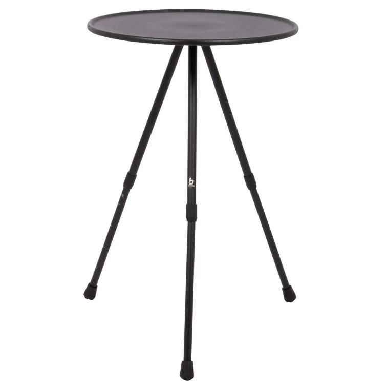 Туристичний Стіл Розкладний Bo-Camp Sawtelle 37x37 cm Black (1404327) Кемпінговий Складаний Столик для риболовлі, фото 1