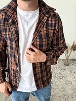 Рубашка байковая на каждый день тонкая лето клетка