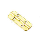 Завіси для скриньок 180 градусів 15*40мм золото ZVC010, фото 2