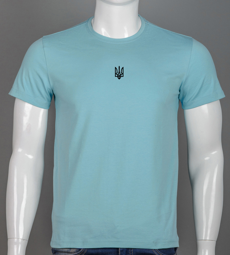 Футболка чоловіча Тризуб 2401м (Уп.4шт M-XXL), Полин