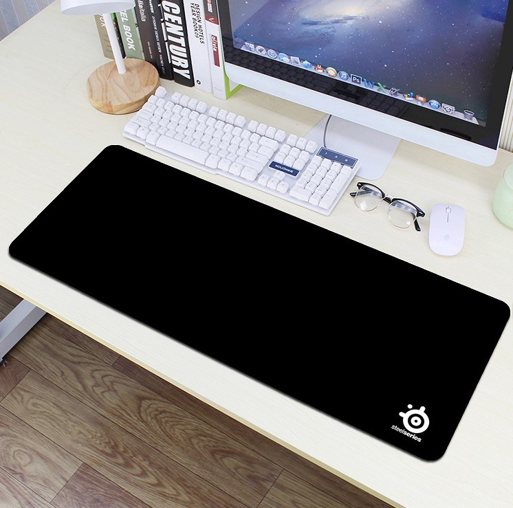 Великий килимок для мишки та клавіатури Qck SteelSeries 900*400*3 мм, фото 1