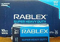 Батарейка сольова RABLEX 6F22 6R61 MN1604 9V Крона