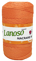 Macrame PP Lanoso(2-3мм)-903 померанчевий