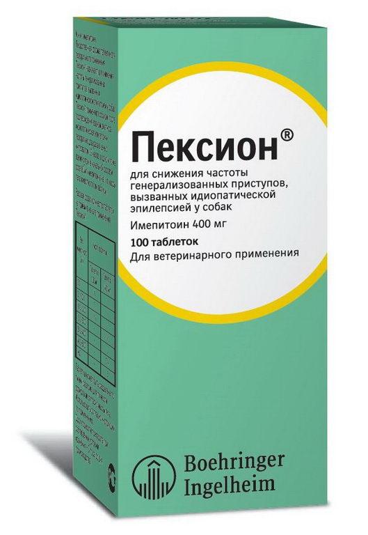 Пексіон 400 мг для собак, 100 таб
