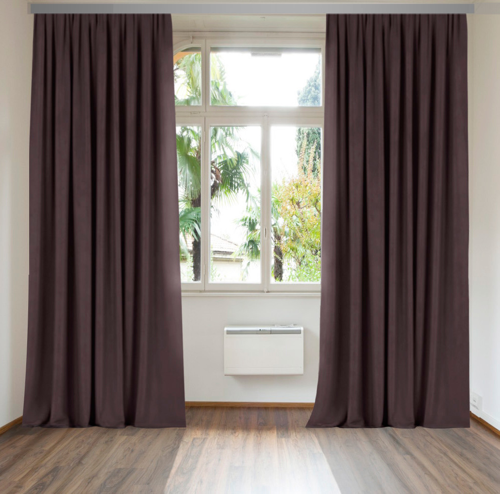 Комплект штор Блекаут Матовий 300х270 см 2 шт Венге, фото 1