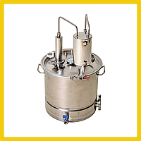 Дистиллятор бытовой "Чумак" двойной перегонки с царгами 25 литров тм БУДЬМО Крафт.