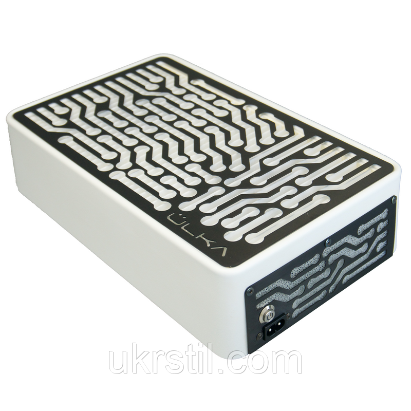 Витяжка для манікюру настільна Ulka Nano, колір білий (сітка чорна), фото 1