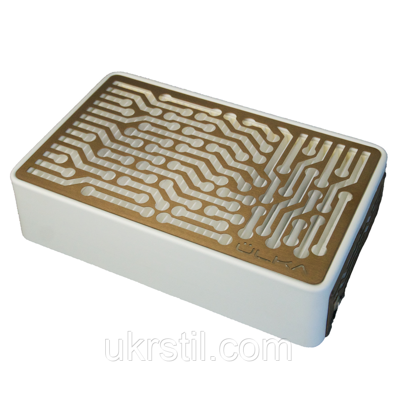 Витяжка для манікюру настільна Ulka Nano, колір білий (сітка бронзова), фото 1