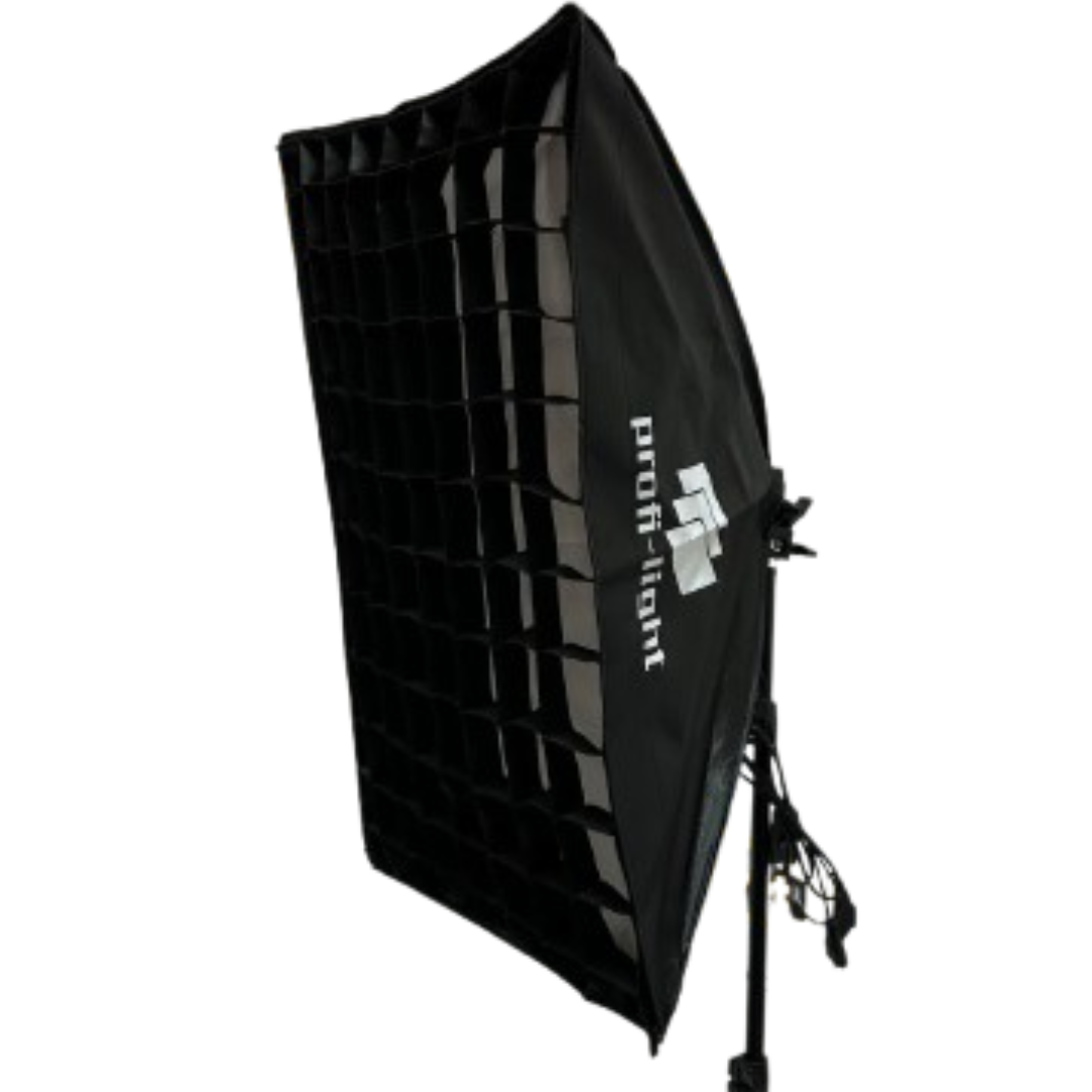 Софтбокс із сотами 50х70 см з патроном Е27 Profi-light PSS-571S (Без стійки), фото 1