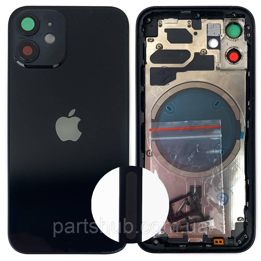 Корпус Apple iPhone 12 Mini (чорний оригінал Китай US), фото 1