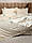 Постільна білизна Saheser Florita mint євро 200х220 з вишивкою, фото 7