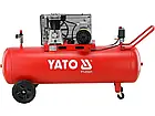 Масляний компресор 200л 2.2 кВт 400В 360 л/хв 10 бар YATO YT-23321, фото 2