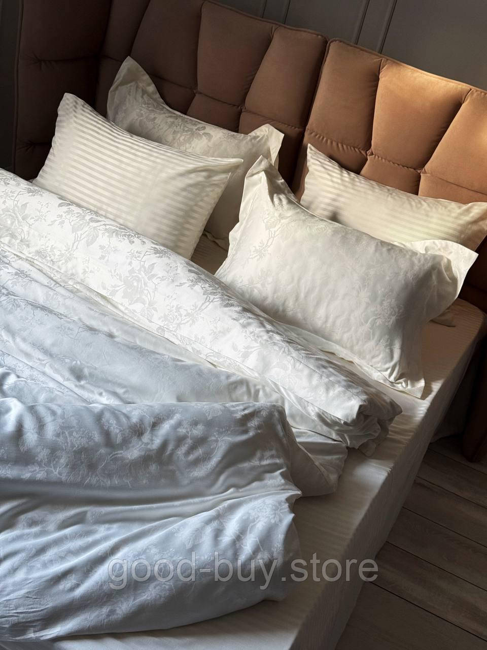 Постільна білизна Maison D&#039;or Ruby Ecru 200x220см бамбук жаккард