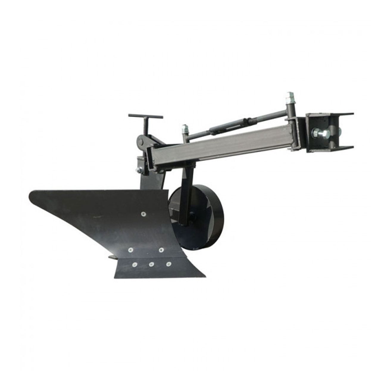 Плуг на мотоблок Зірка-61 з колесом (захват 200 мм)