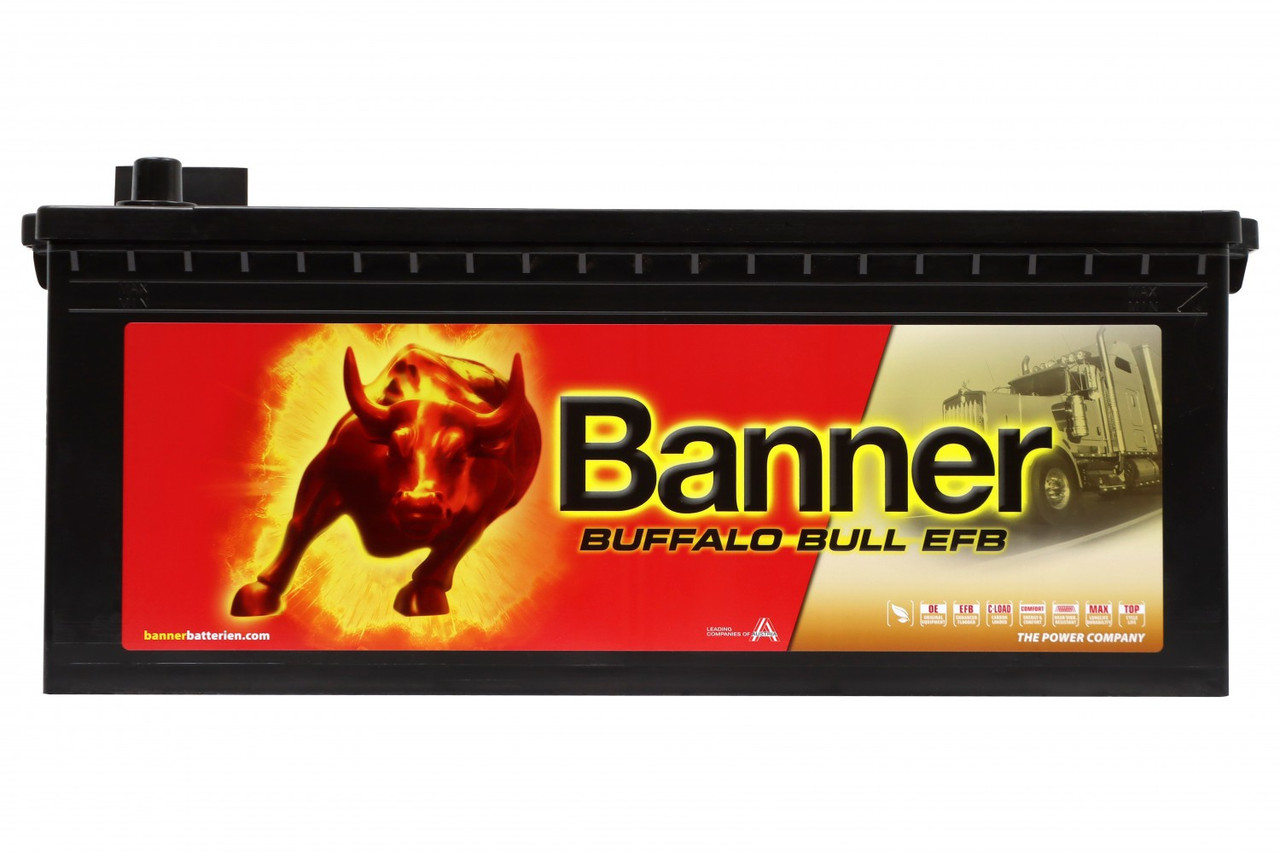Акумулятор BANNER 12v 190ah 1050a En Buffalo Bull Efb L+ 514*223*220mm (587428), фото 1