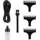 Акумуляторна машинка для стрижки волосся, +3 насадки, від USB, V-930 / Бездротовий триммер для стрижки, фото 6