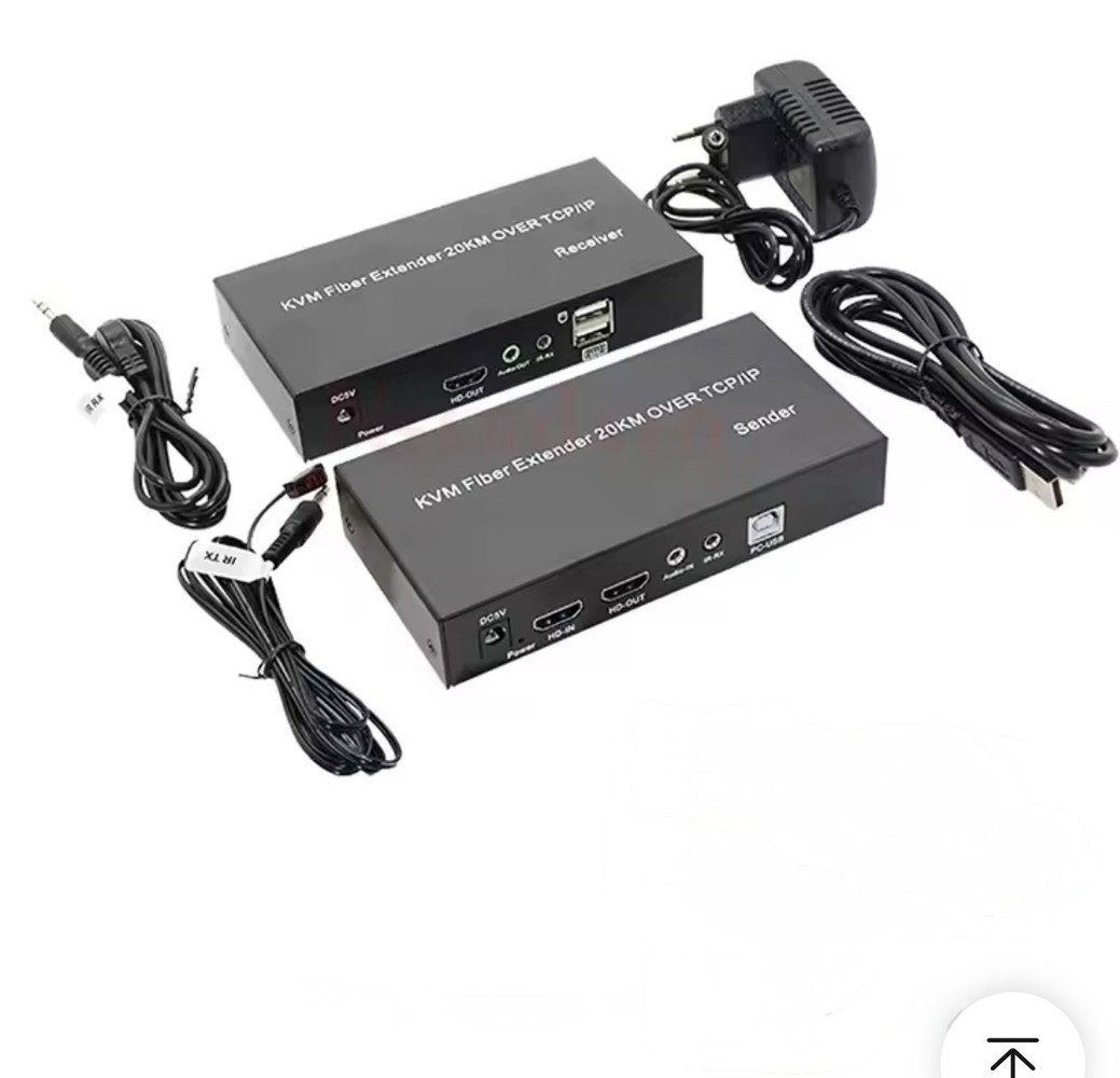 Волоконно-оптичний подовжувач HDMI відео до 20 км.