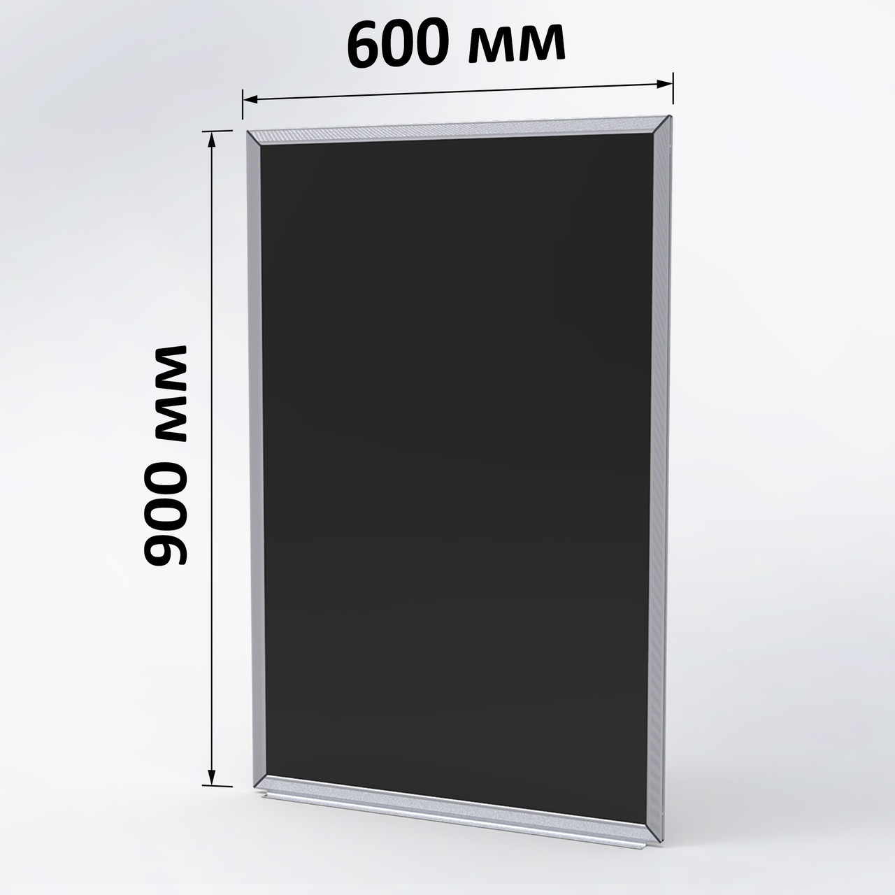 Крейдяна дошка графітова 900х600 мм (вертикальна), фото 1