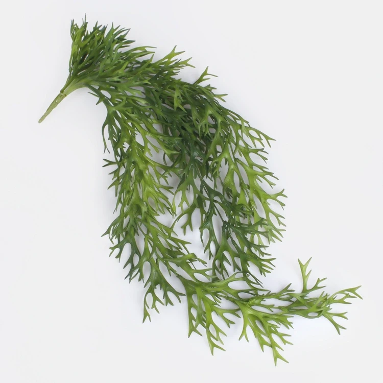 Штучна свисаюча зелена зелень рогу, висотою 85 см, зелень рогу для декору, фото 1