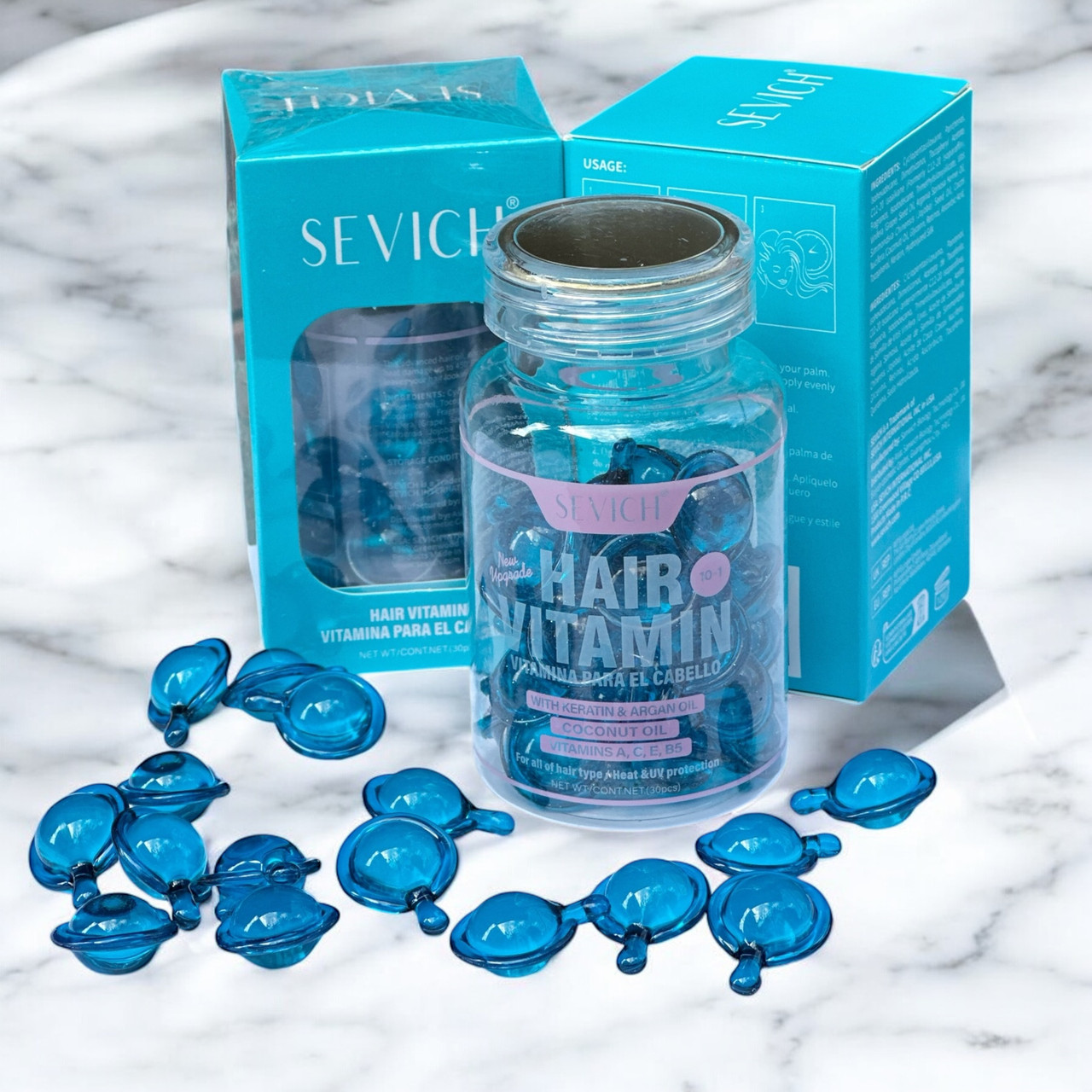 Капсули для відновлення волосся Sevich 10in1 leav-in conditioner serum, фото 1