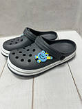 Дитячі крокси сабо  Luck Line сірі  великомірні ! 32-33, фото 2
