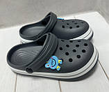 Дитячі крокси сабо  Luck Line сірі  великомірні ! 32-33, фото 5