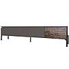 Тумба під телевізор на чорних металевих ніжках LION Грей Дуб Артизан/Дерево (LION-042521), фото 2