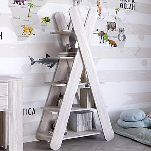 Стелаж відкритий із 5 полицями LION Інді Самоа димчастий (LION-041598)