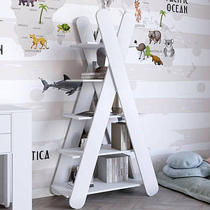 Стелаж відкритий із 5 полицями LION Інді Німфея Альба (LION-041601)