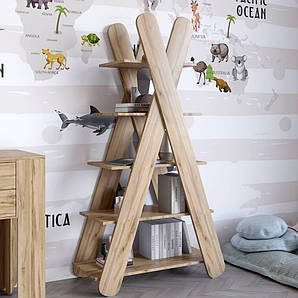 Стелаж відкритий із 5 полицями LION Інді Дуб аппалачі (LION-041603)